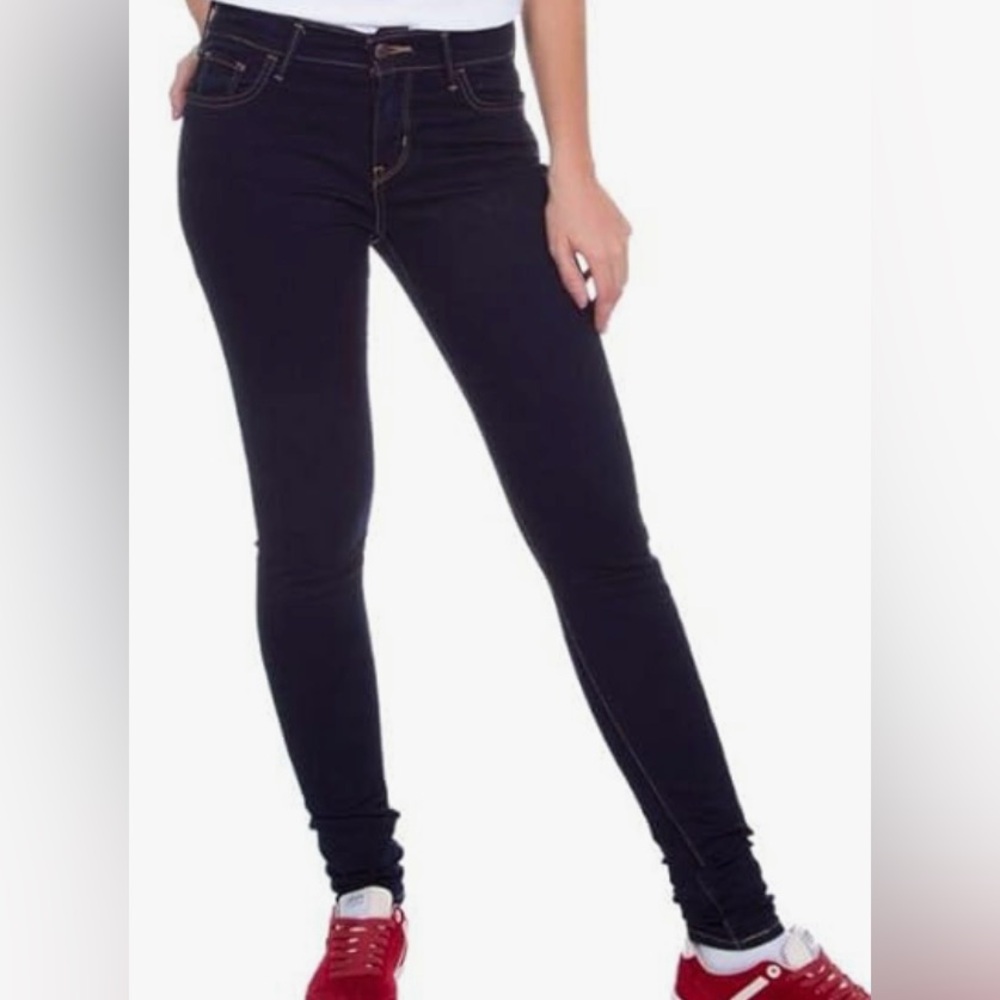 Levi’s 710 Super Skinny Jeans - Size 27 - Dark Blue Rinse